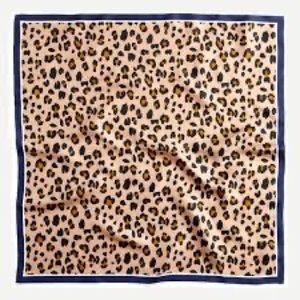 Jcrew Silk Scarf Leopard